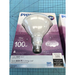 Philips Spot Light 100W (Dimmable Indoor/Outdoor Spot), 1200 Lumens, Lot of 2