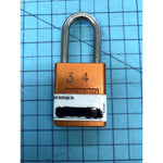 American Lock 1105 Safety Padlock 1-1/2" LOTO Aluminum #33 & #34 Lot of 6
