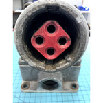 Crouse-Hinds Arktite 60A Receptacle Housing AR642 + AJA6 Adapter AJ46 Box