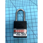American Lock 1105 Safety Padlock 1-1/2" LOTO Aluminum Keyed #04 Lot of 12