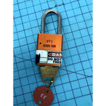 American Lock 1105 Safety Padlock 1-1/2" LOTO Aluminum #33 & #34 Lot of 6
