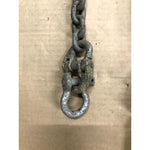 Adjustable Turnbuckle 5/8" Thread x 17.5"-26.5" Jaw & Jaw w/ Chain Galvanized