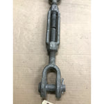 Adjustable Turnbuckle 1" Thread x 19.5"-25.5" Jaw & Jaw Clevis Heavy Duty