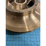 Industrial Bronze Pump Impeller 1st Stage Impeller Keyed Bore Pump Rotor