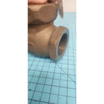 Crane Globe Valve, 1-1/2", Brass 200s/400CWP