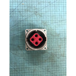 Crouse-Hinds AR641 Arktite M72 60A 4 Pole 4 Wire Panel Mount Receptacle 600VAC