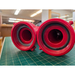 Lot of 2 Beco Model 25 Fire Hose Nozzles Adjustable Stream