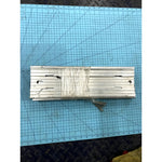 Lot of 10 William Frick Aluminum Asset / RFID Mounting Plates
