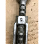1/2" Jaw & Jaw Turnbuckle 33-45" Adjustable Clevis Ends Galvanized Heavy Duty