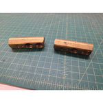 Lot of 5 Tweco No. 4 MBP Welding Cable Connectors Brass Mixed Sizes