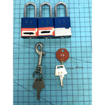 American Lock 1105 Safety Padlock 1-1/2" LOTO Aluminum #123 & #59 Lot of 6