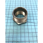 2" x 1-1/2" Hex Pipe Reducer Bushing Male to Female NPT Steel Fitting - Lot of 3