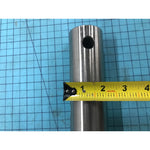 Stainless Steel Slaker Drive End Shaft 2" OD x 23" Long Keyed Industrial Mixer Shaft