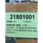 PHONE, ITT INDOOR BROWN WALLTYPE #355445-MLR-20N, MODIFIED