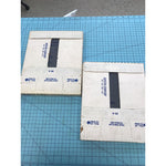 Norton K622 Coarse Grit Cloth Sanding Sheet 9" x 11" – Lot of 2