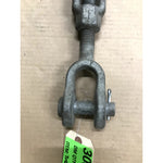 Adjustable Turnbuckle 1" Thread x 19.5"-25.5" Jaw & Jaw Clevis Heavy Duty