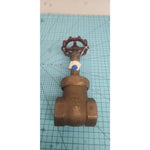 Crane Bronze Gate Valve, 1 1/2", 250 PSI