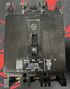 Westinghouse EHB3050 Circuit Breaker (50A 480VC)