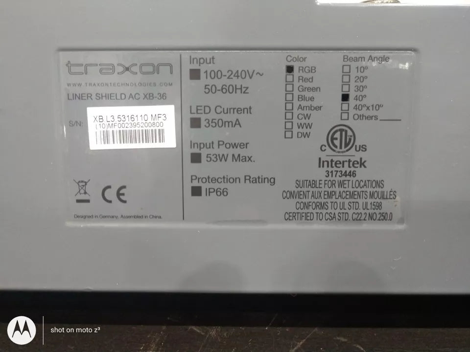 Traxon XB-36 Liner Shield