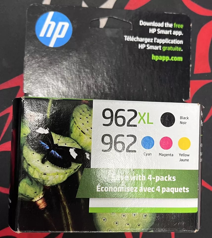 HP 962XL Printer Ink (Pack of 4)