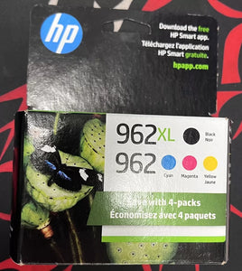 HP 962XL Printer Ink (Pack of 4)