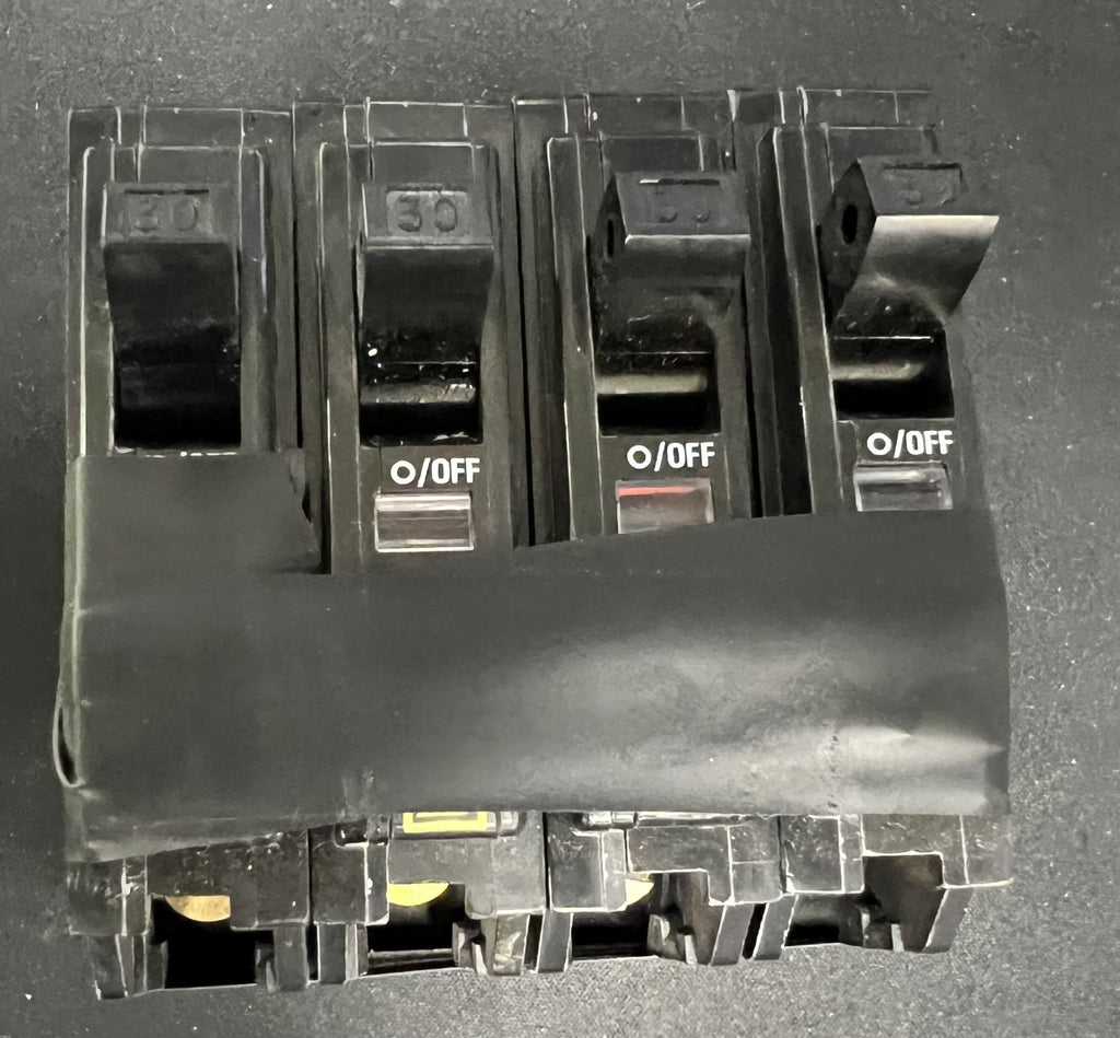 4 120/240V Breakers