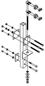 Capital Safety DBI Sala Bracket for Fixed Ladder - Stainless (6100070)