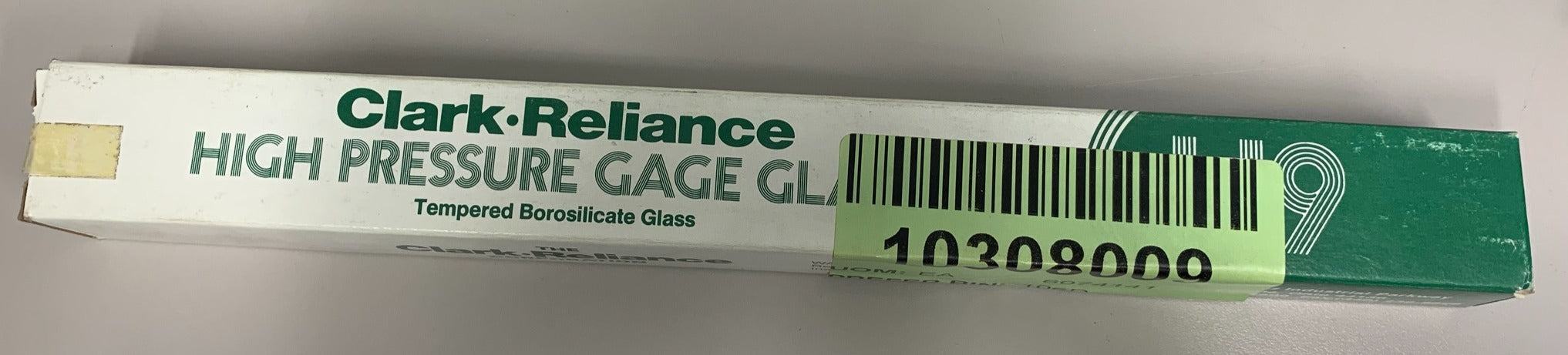 Clark Reliance High Pressure Gage Glass H9 RFG6219-1