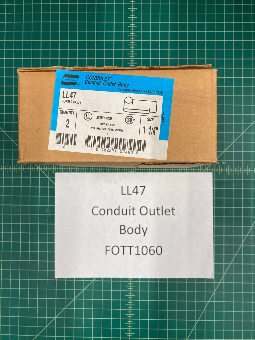 Crouse - Hinds Conduit Outlet Body LL47