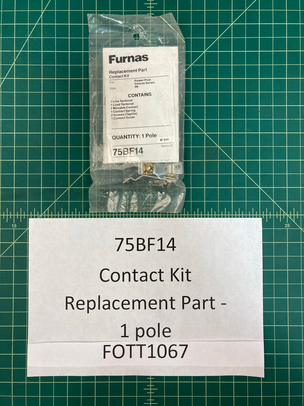 Furnas Contact Kit Replacement Part - 1 pole 75BF14