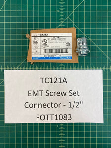 Thomas & Betts Steel City 1/2" EMT Set Screw Connector