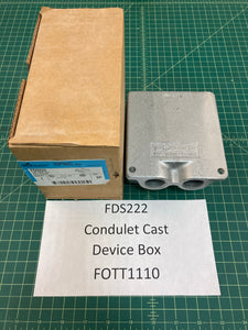 Cooper Crouse Condulet Cast Device Box