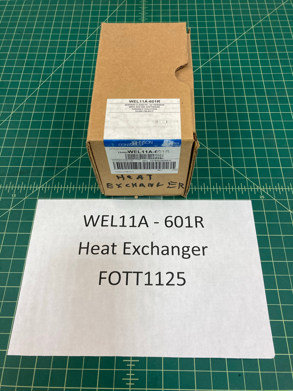 Johnson Controls Heat Exchanger WEL11A-601R
