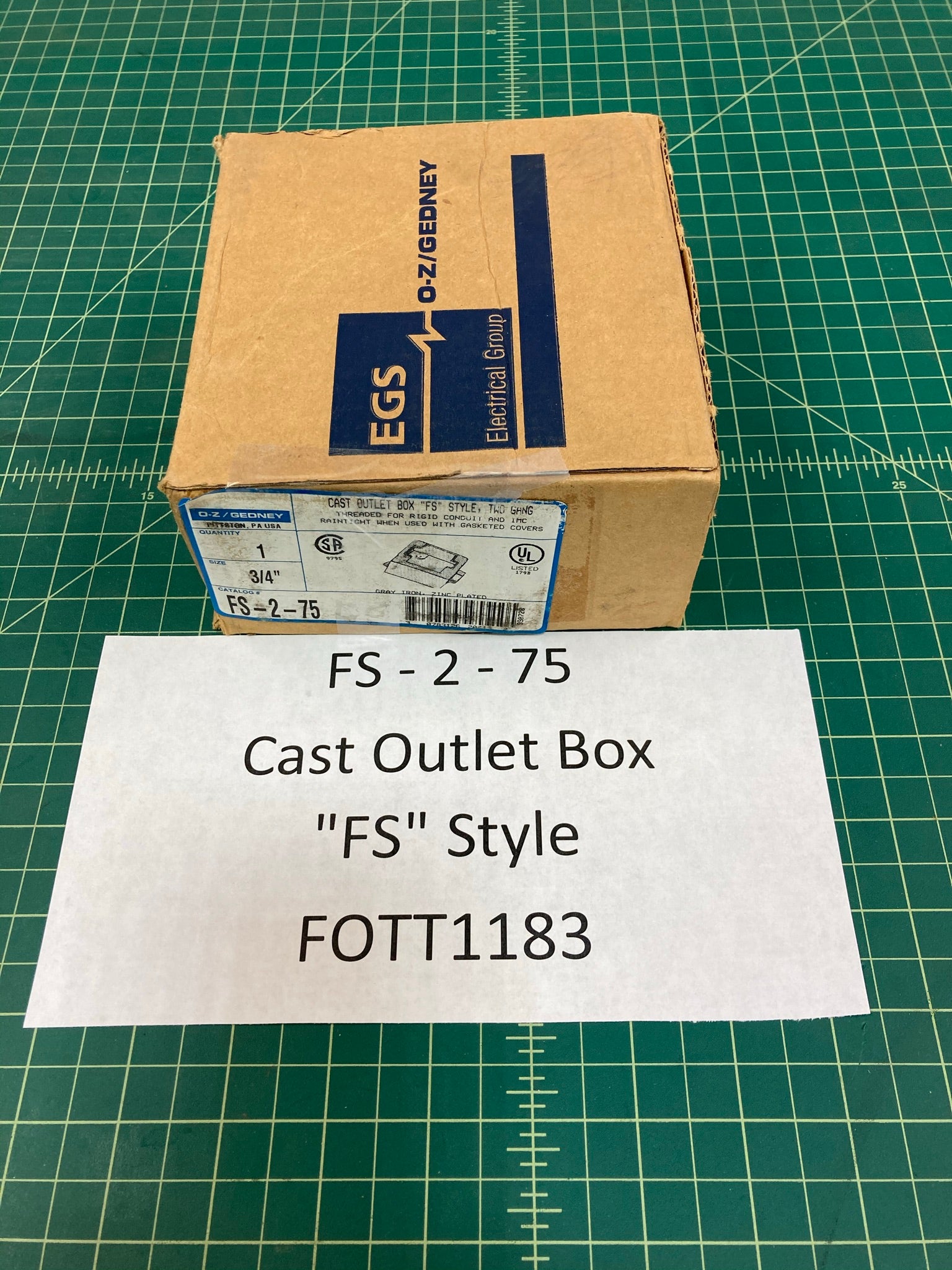Cast Outlet Box "FS" Style
