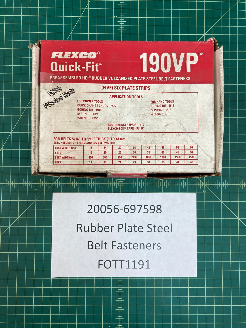 Rubber Plate Steel Belt Fasteners