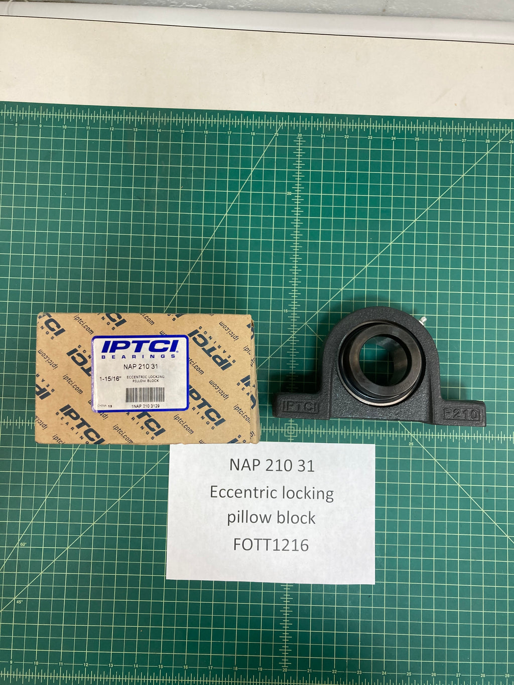 IPTCI Eccentric Locking Pillow Block Bearing NAP210 31
