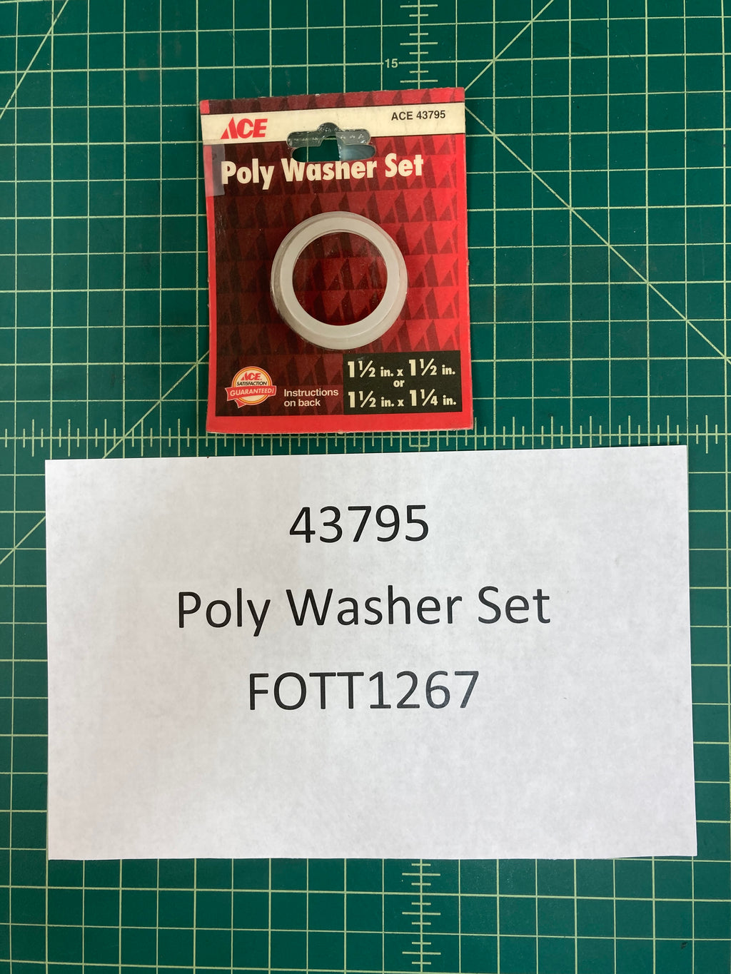 Poly Washer Set 43795