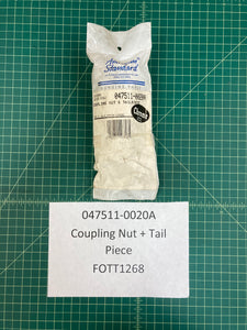 Coupling Nut + Tail Piece