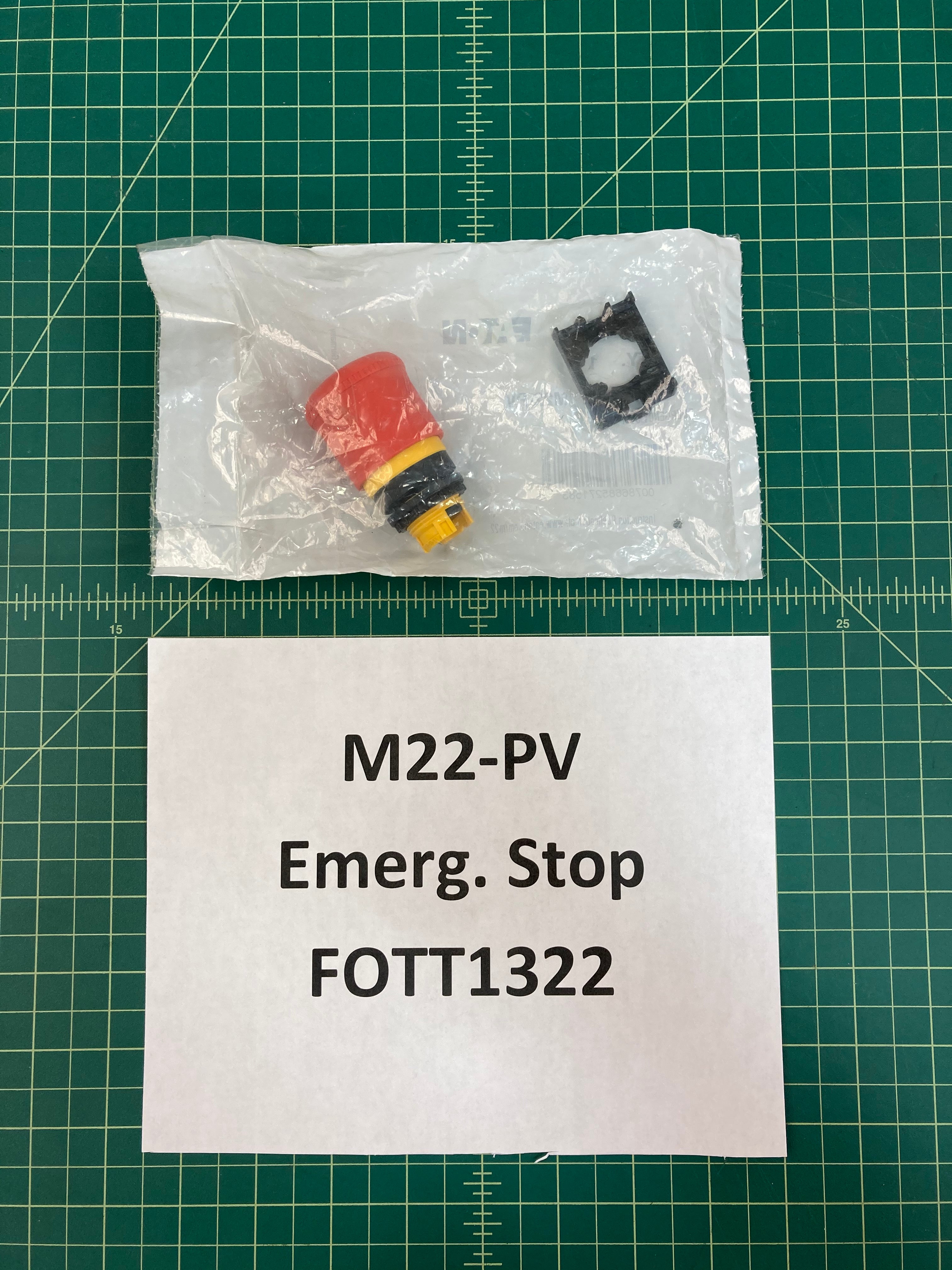 EATON EMERGENCY STOP M22-PV-K12