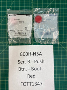 Allen Bradley: 800H-A5A Allen Bradley 800h-n5a Red Push Button Boot 800HN5A