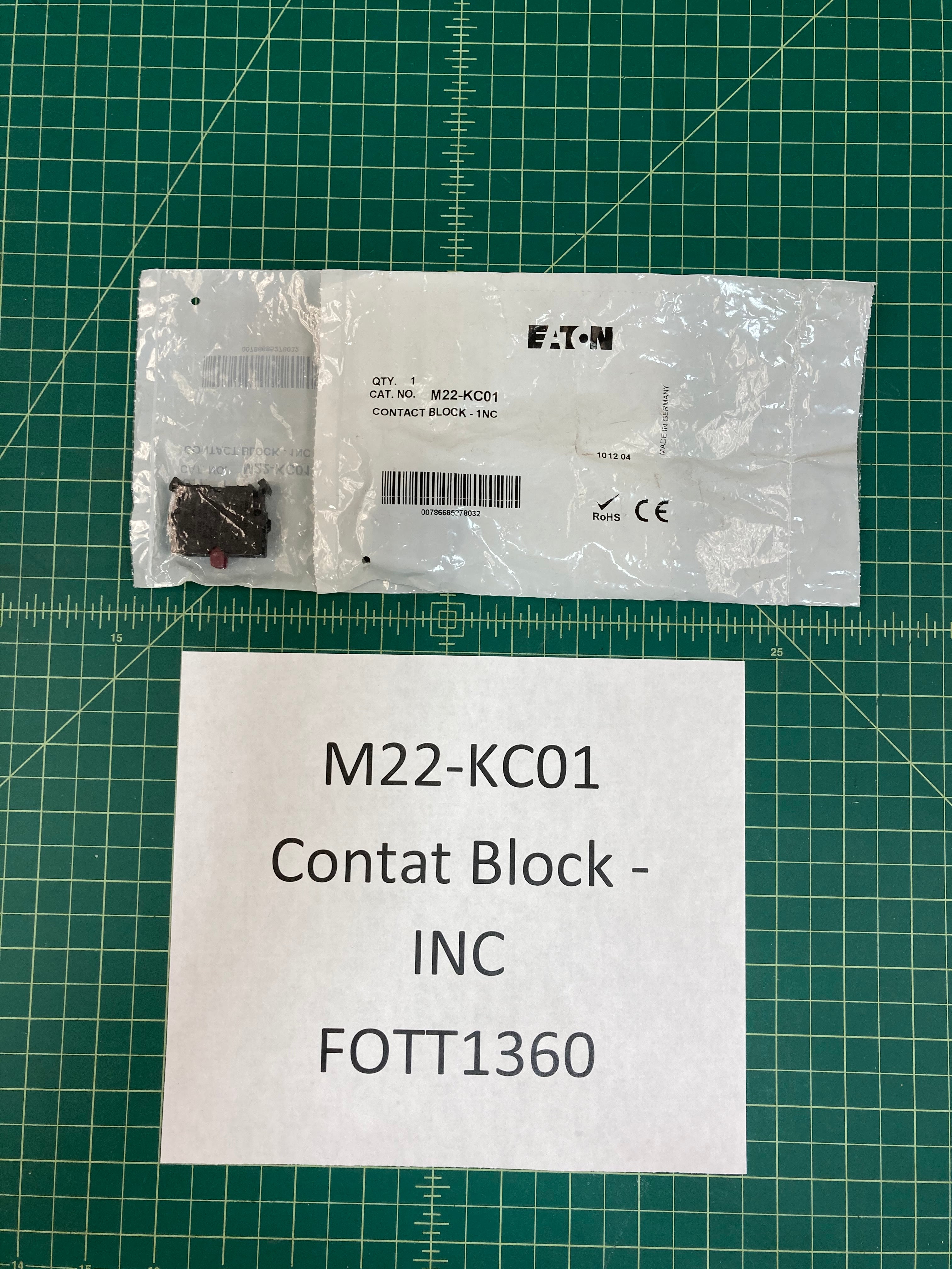 Eaton Moeller M22-KC01 Contact Block Switch