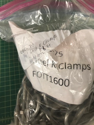 3/4" Steel K Clamps