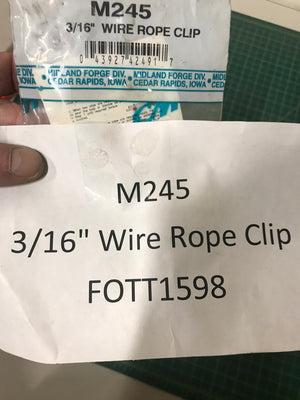 3/16" Wire Rope Clip