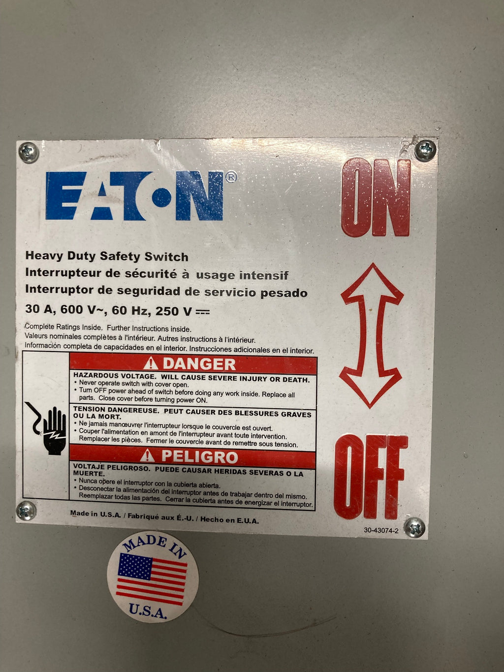 Eaton Fusible Safety Switch