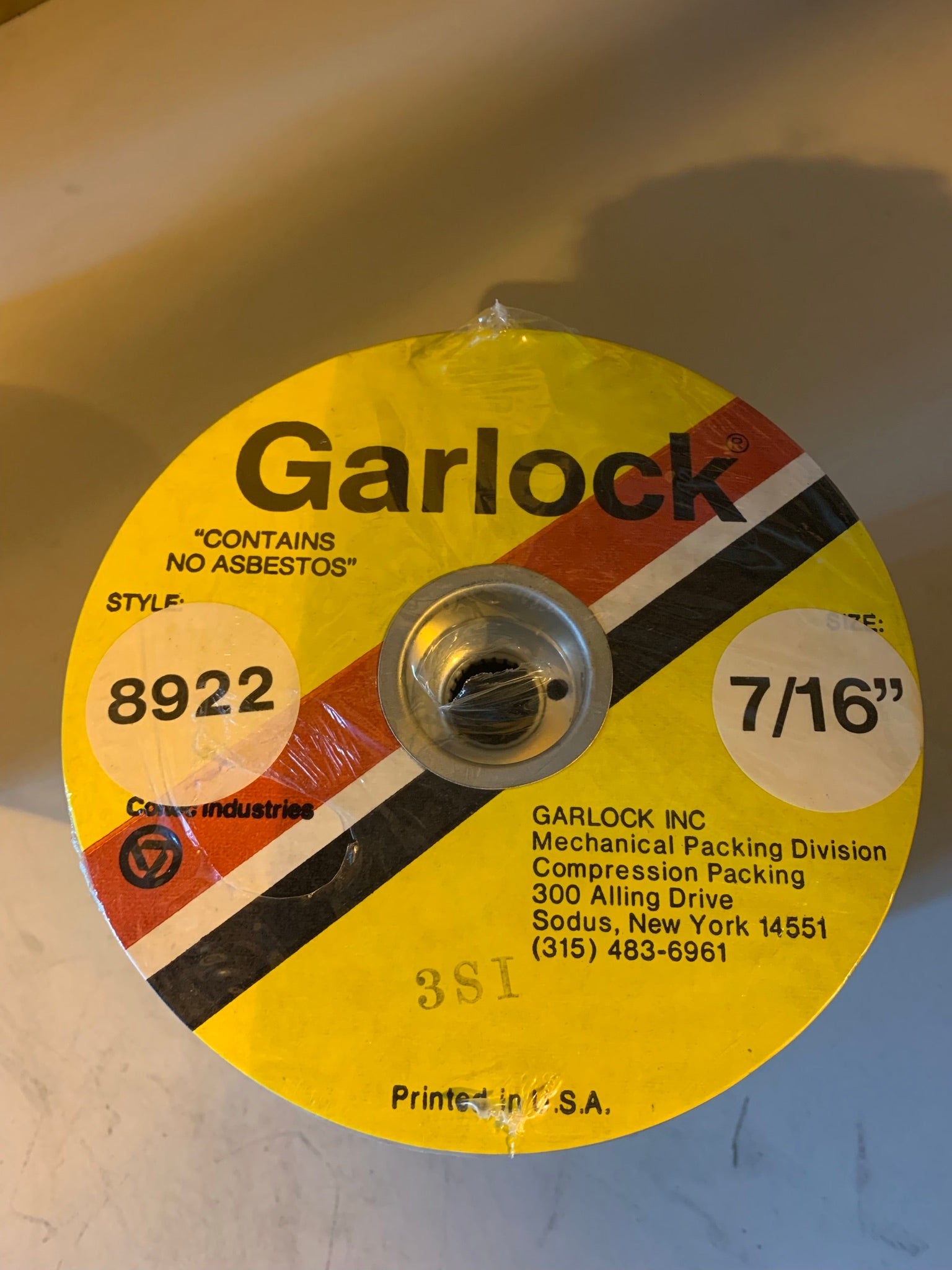 Garlock 8922 PACKING, SYNTHEPAK 7/16" 10#