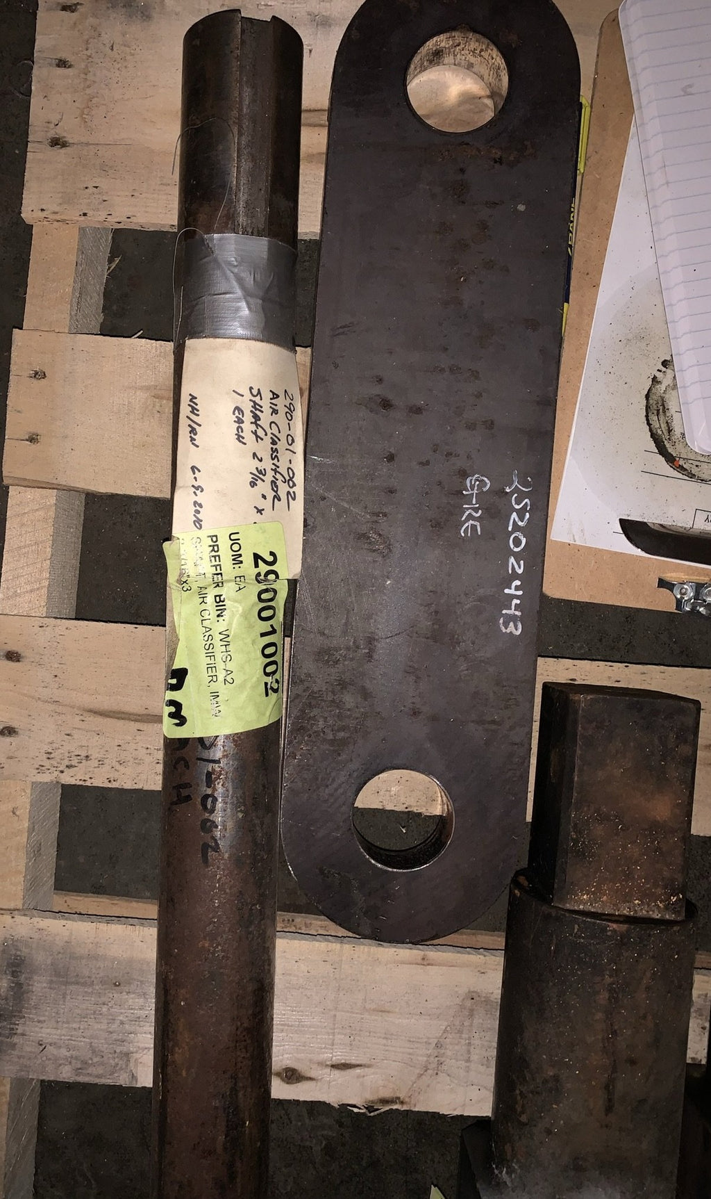 SHAFT, AIR CLASSIFIER, IMW2-7/16" X 3'