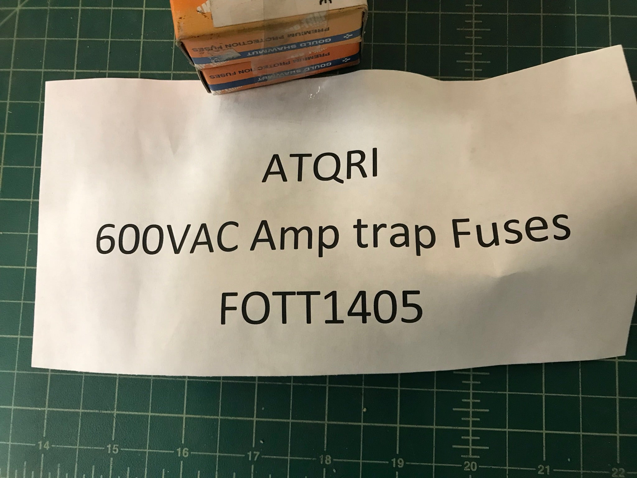 600VAC Amp trap Fuses (1 box of 6 and 1 box of 7)