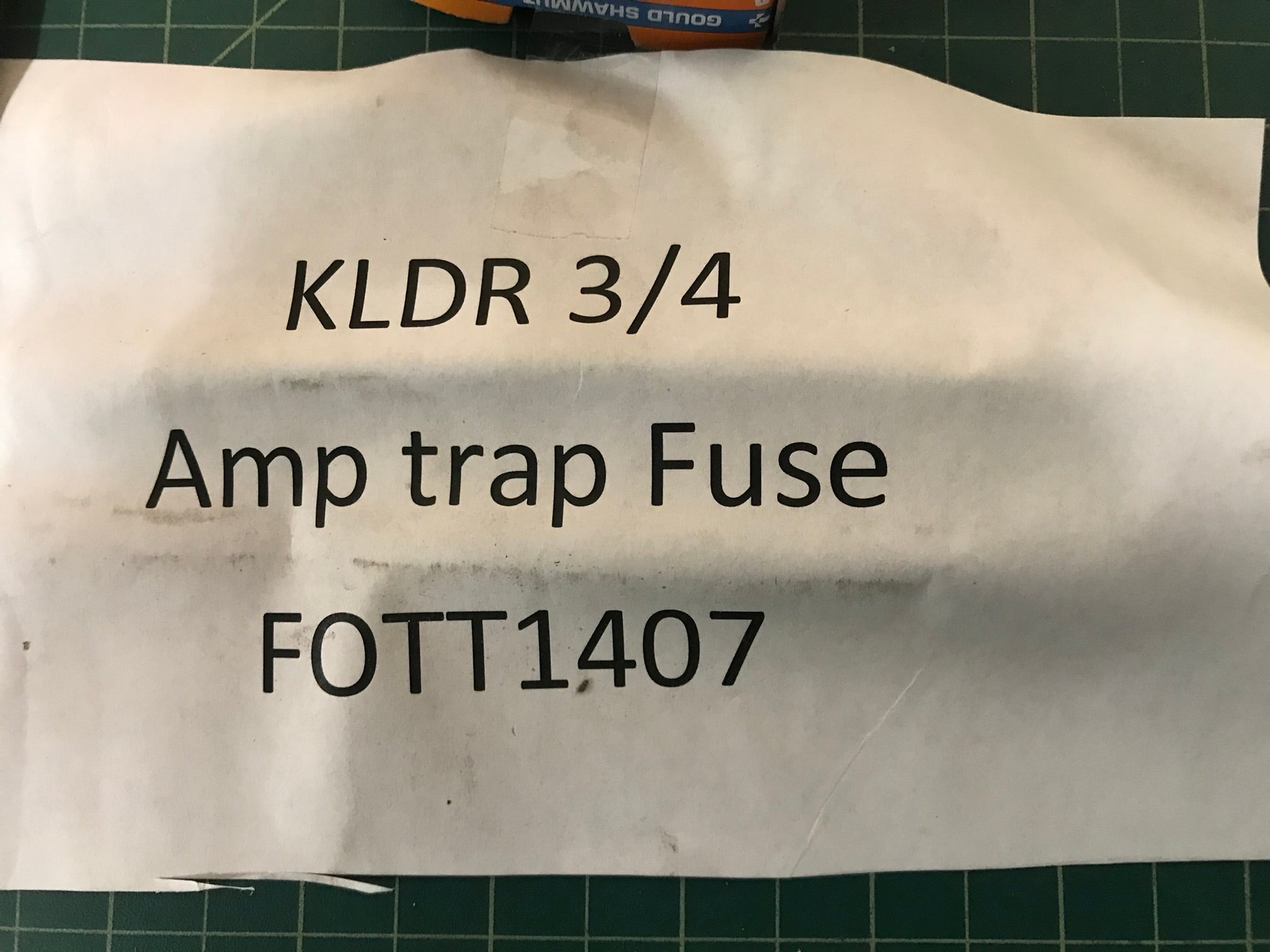 Amp trap Fuse
