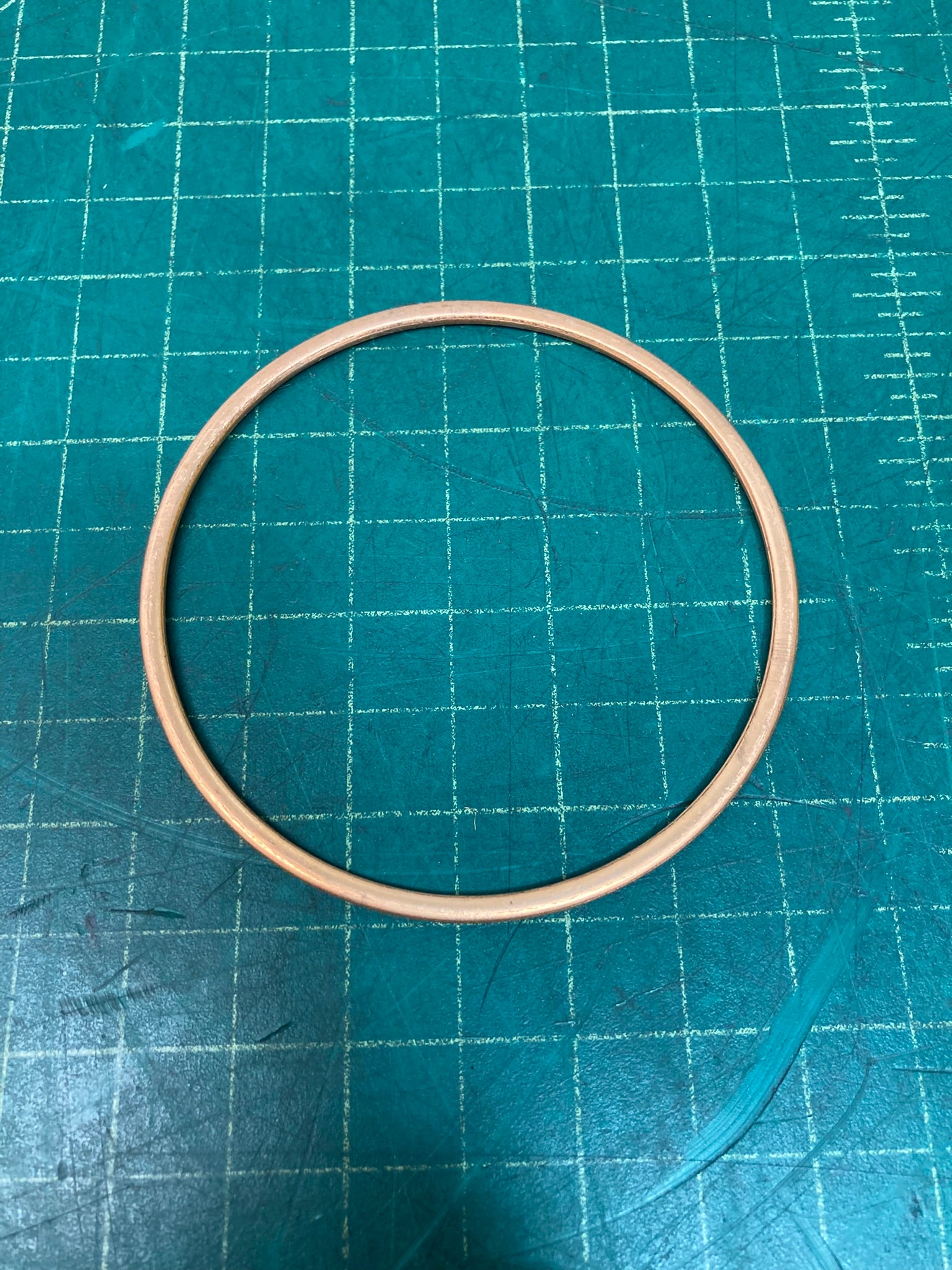 Gasket Cover Ring, 154 Copper & asbestos - 3x3 1/4"