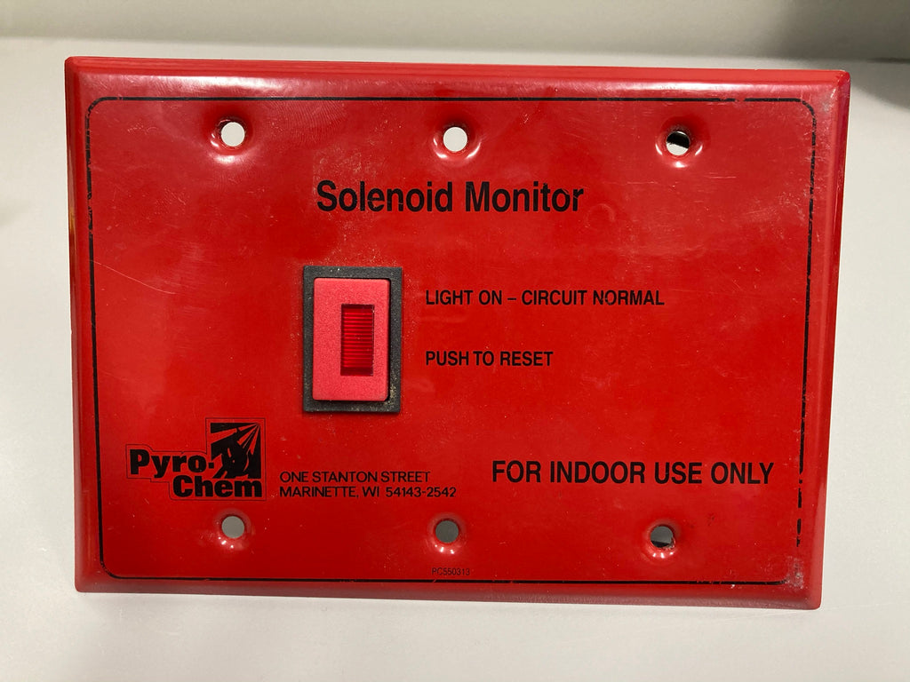 Pyro-Chem 550302 SM-120 System Circuit Monitor, 120VAC